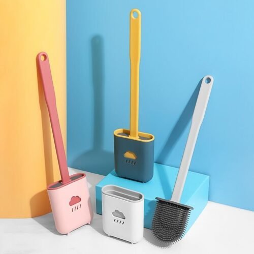 Silicone Wall-Mounted Toilet Brush